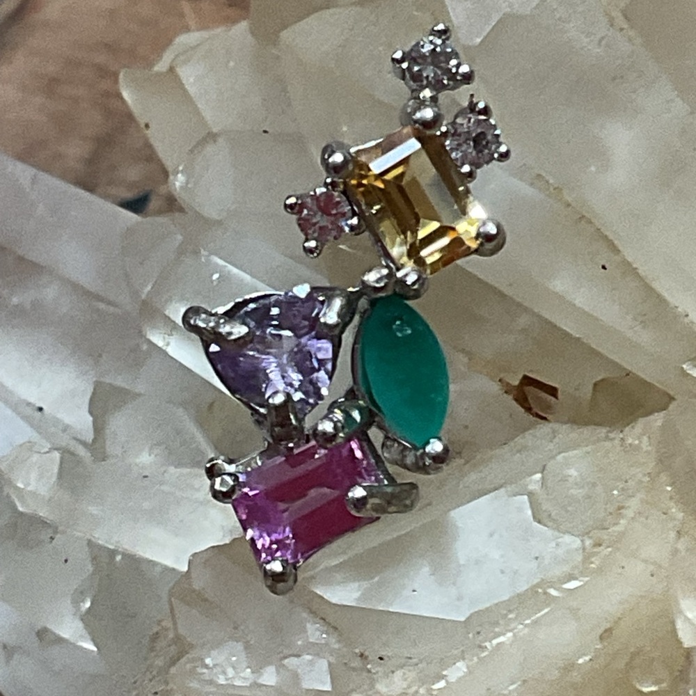Mixed Gem Pendant